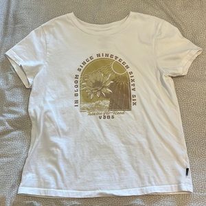 White. Vans. Size large in kids